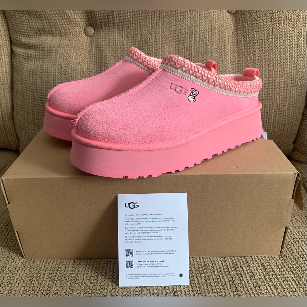 NEW Women's UGG Tazz Love 25' Platform Slipper - Size 7 Women's US - Mule Clog